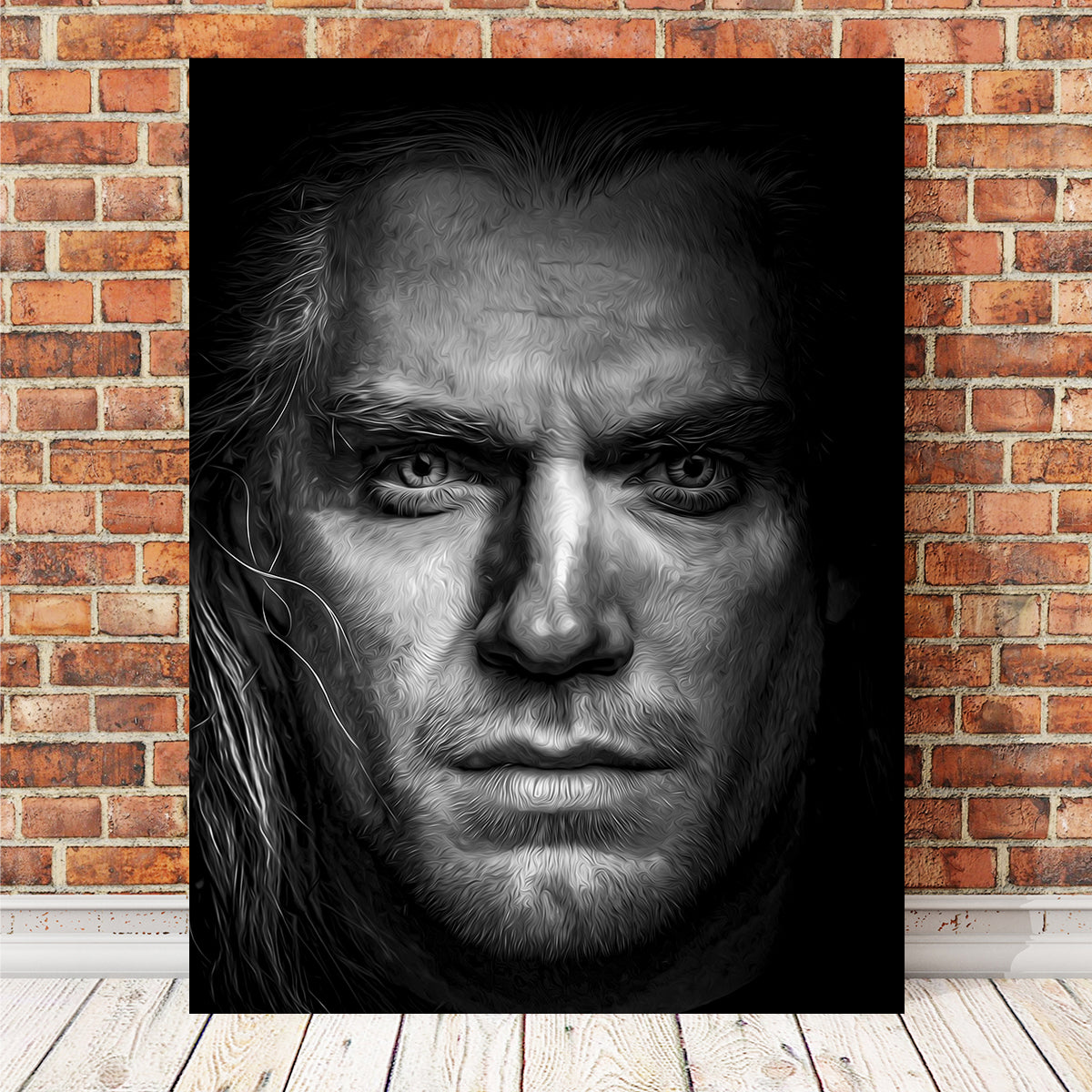 Portrait The Witcher Wall Art