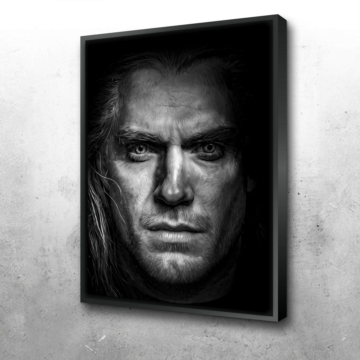 Portrait The Witcher Wall Art