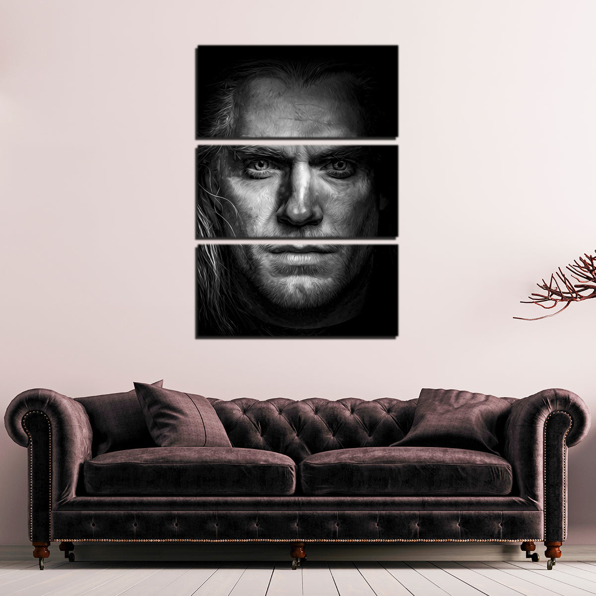 Portrait The Witcher Wall Art