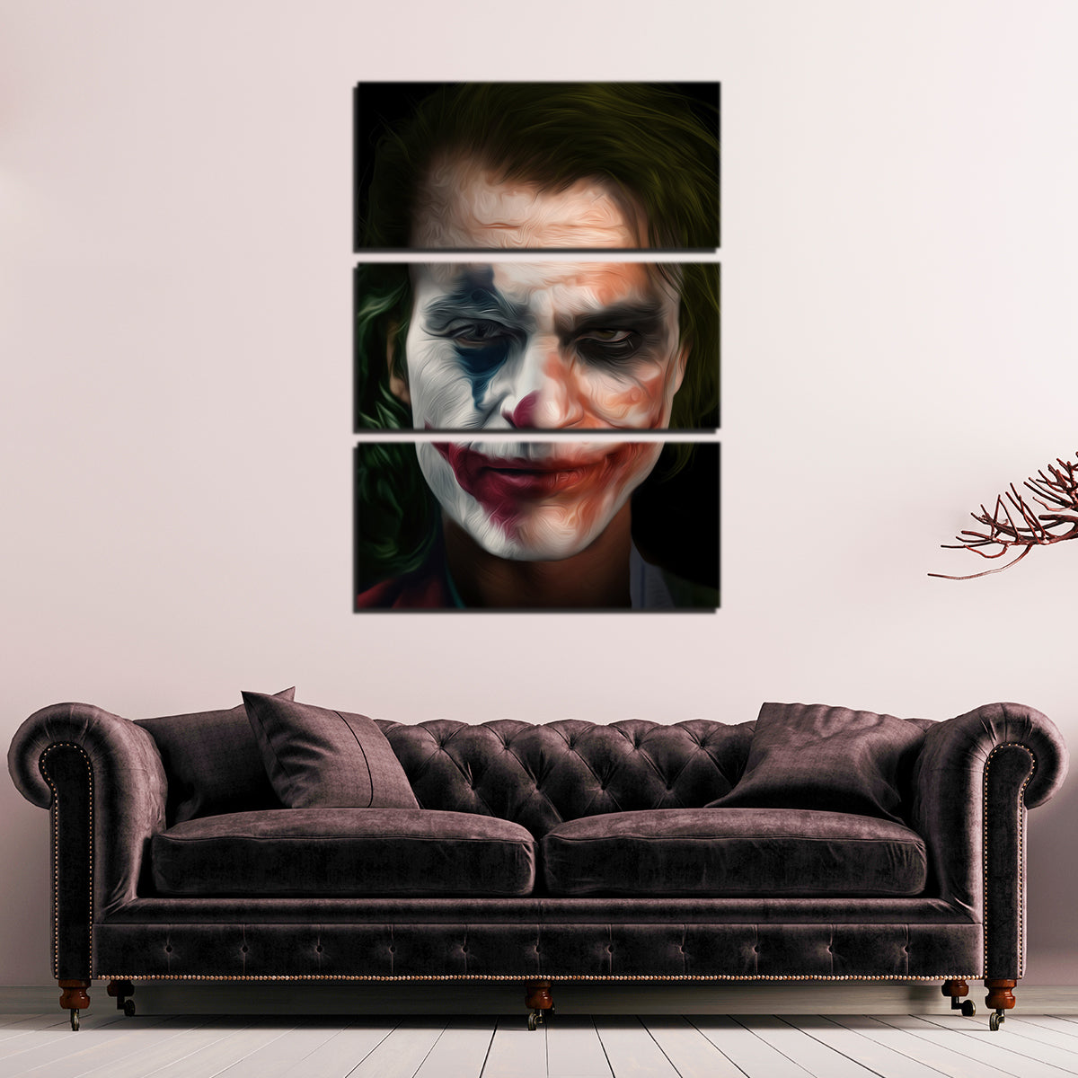Portrait of a Joker Wall Art