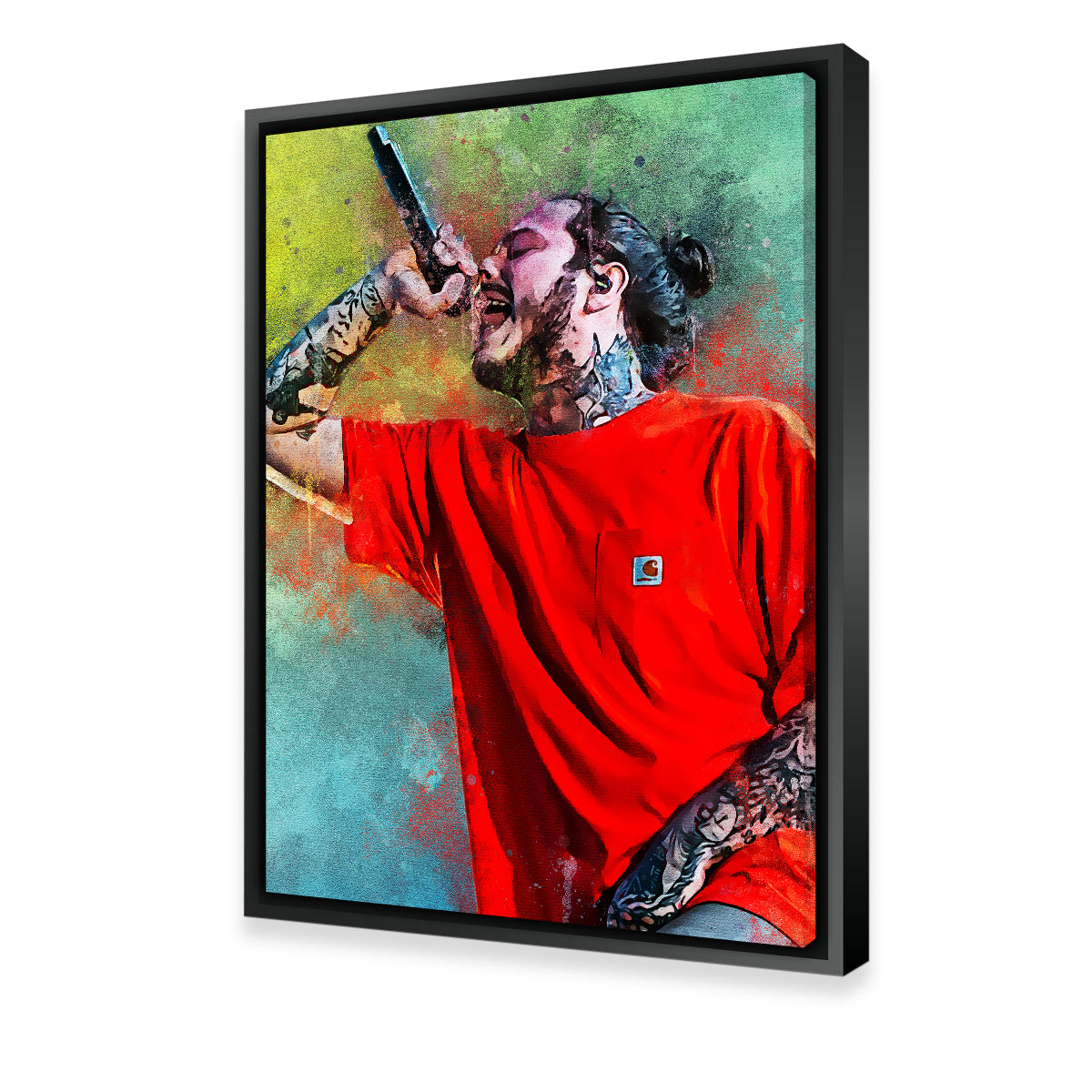 Post Malone Abstract Wall Art