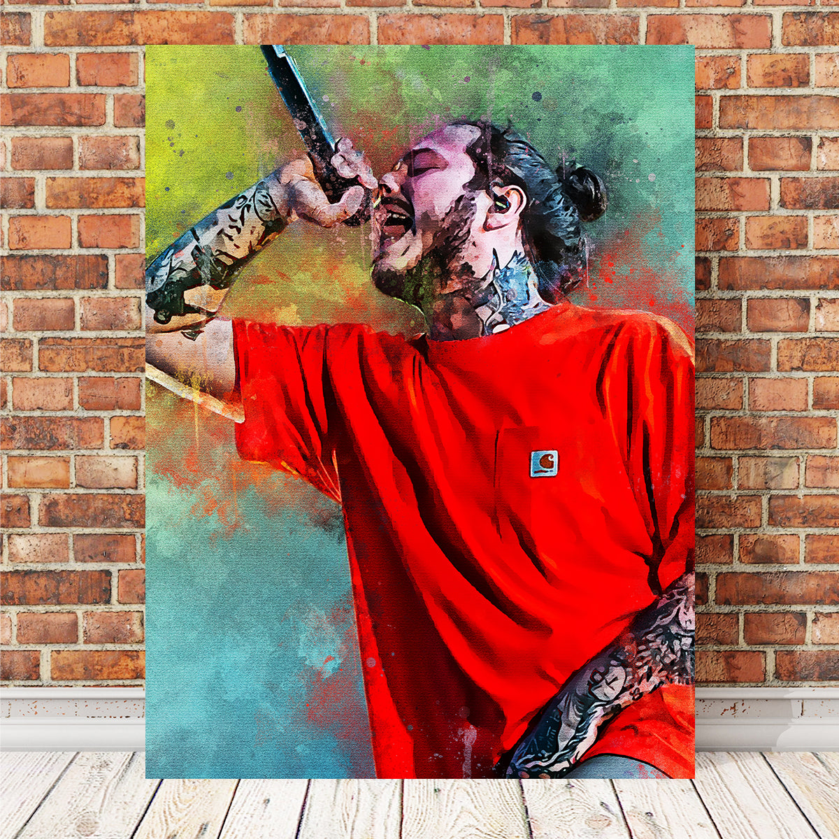 Post Malone Abstract Wall Art