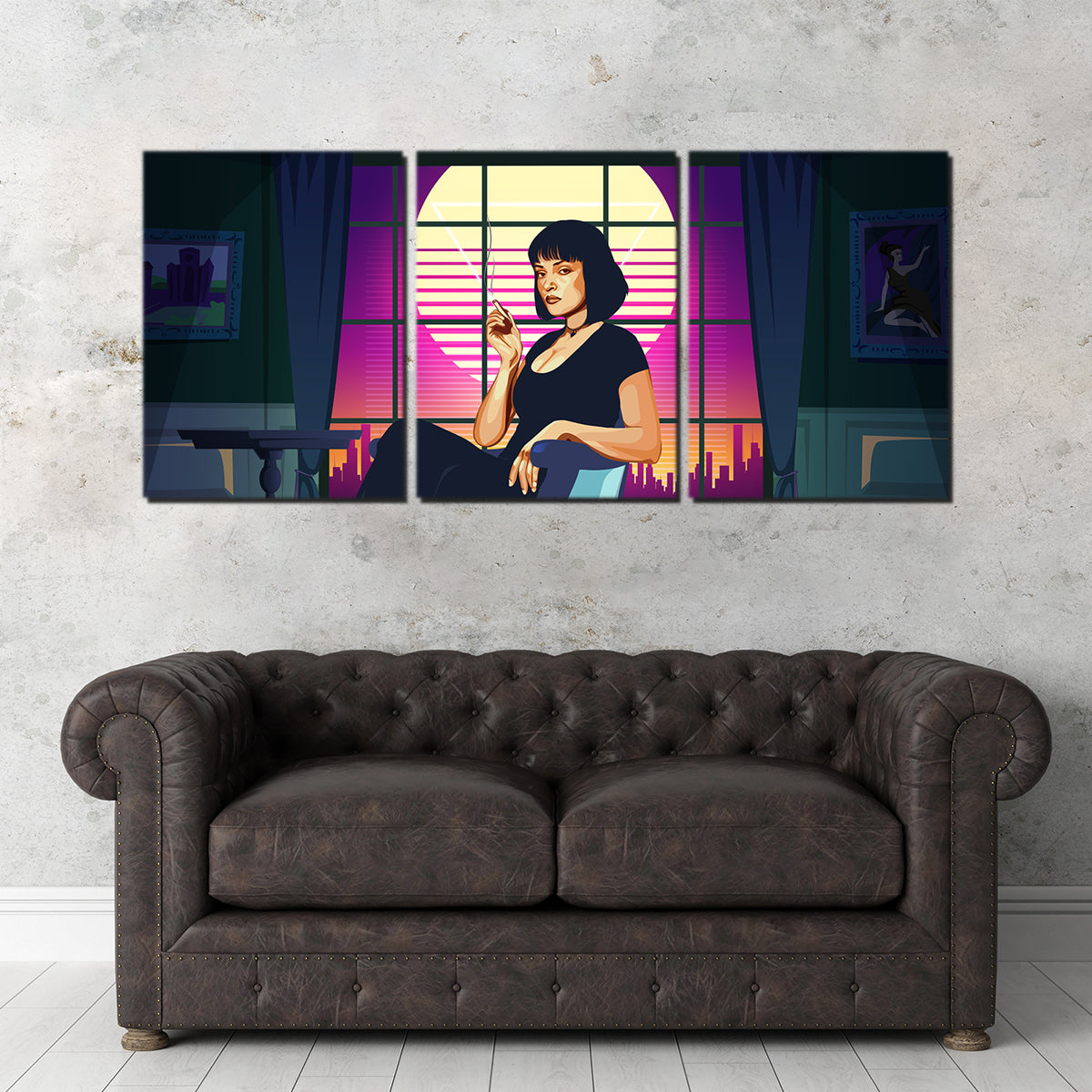 Pulp Fiction Scene Wall Art