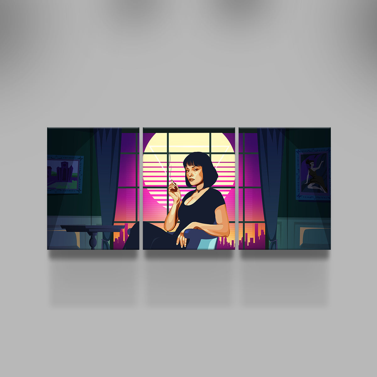 Pulp Fiction Scene Wall Art
