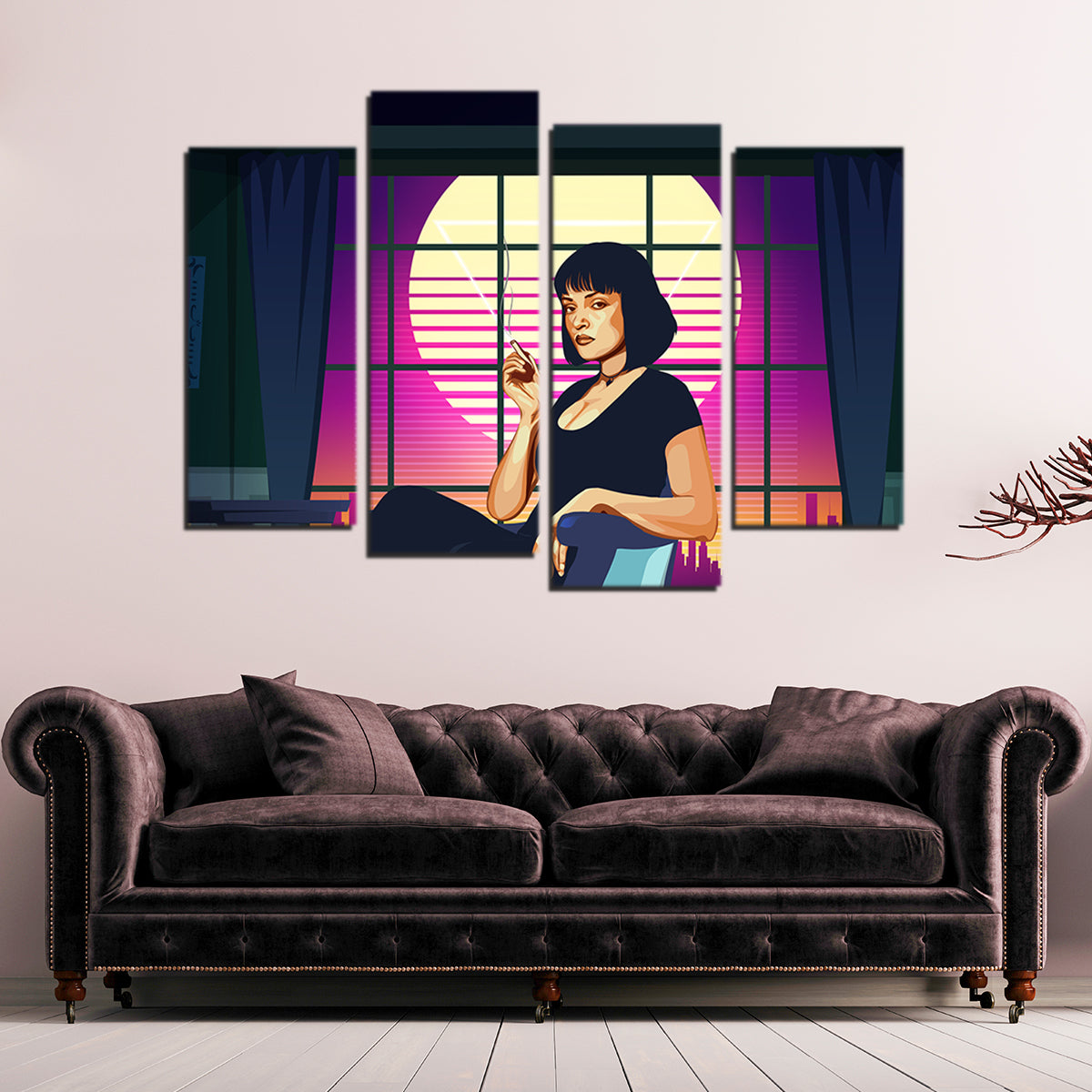 Pulp Fiction Scene Wall Art
