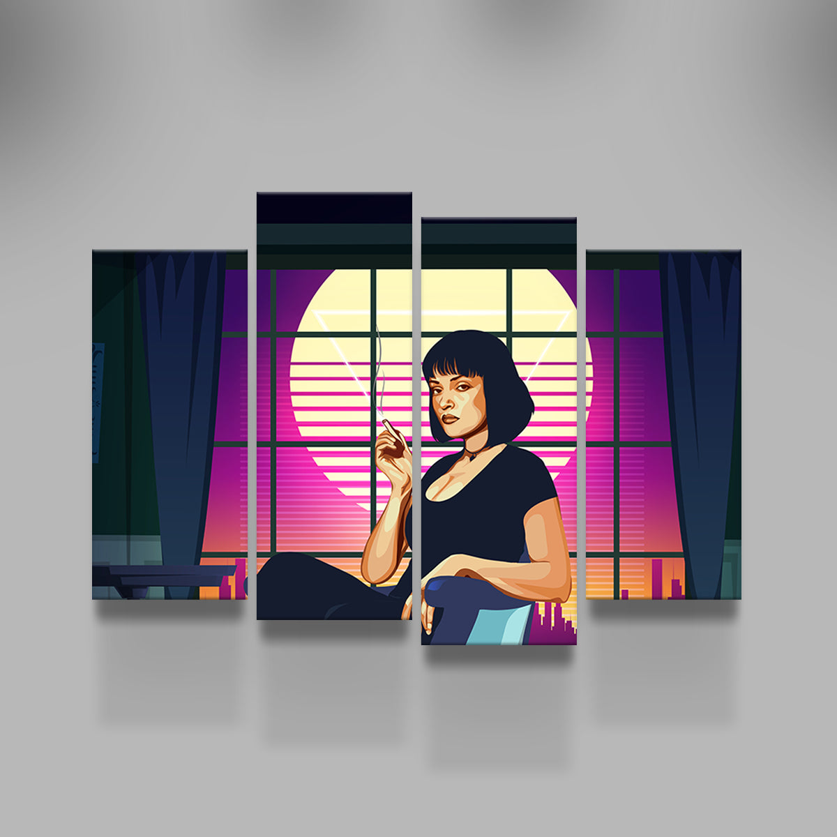 Pulp Fiction Scene Wall Art