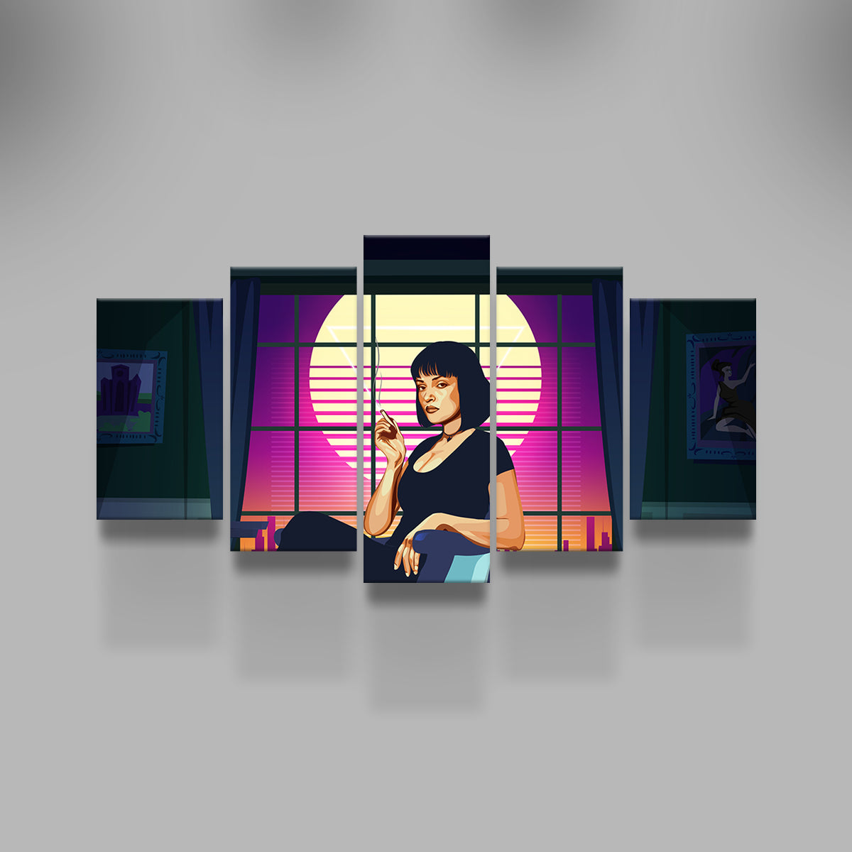 Pulp Fiction Scene Wall Art