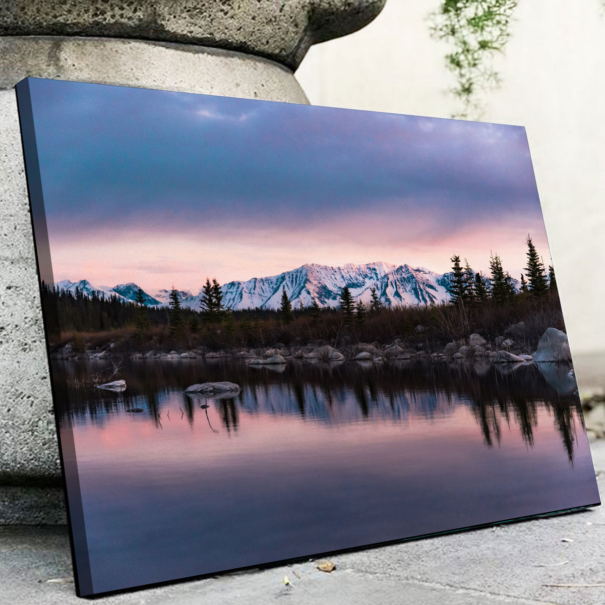 Purple Reflections Wall Art