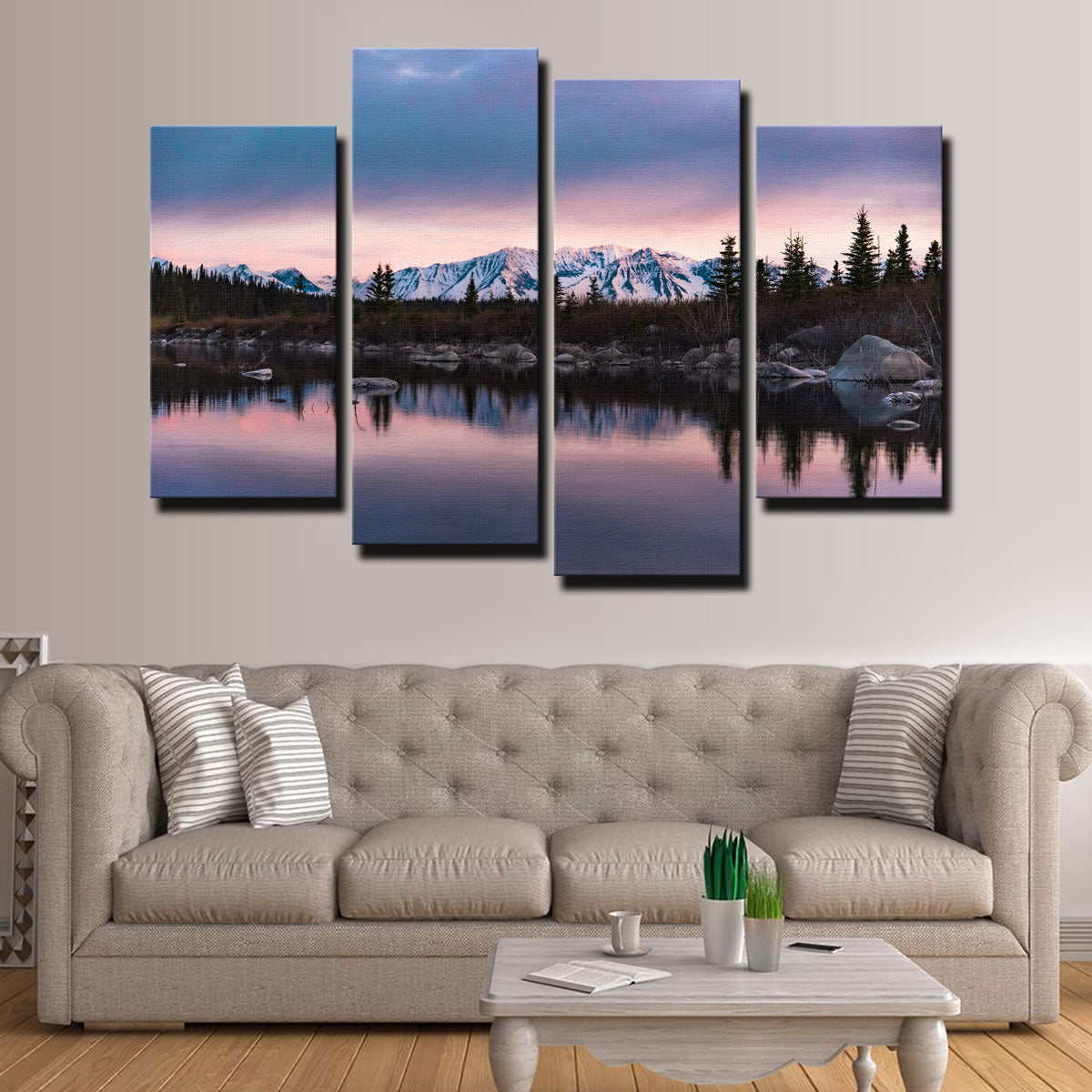Purple Reflections Wall Art