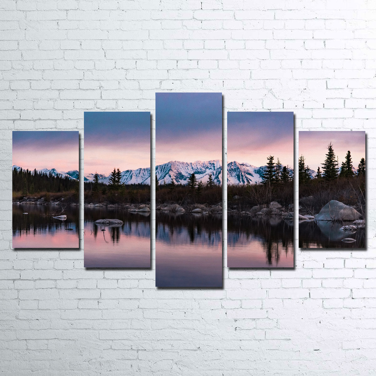 Purple Reflections Wall Art