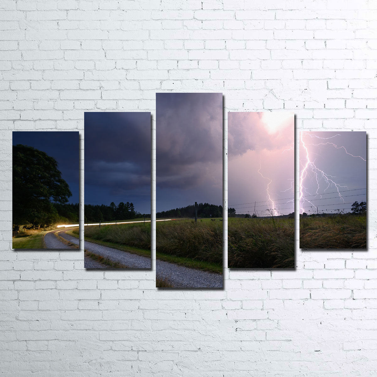 Purple Strike Wall Art