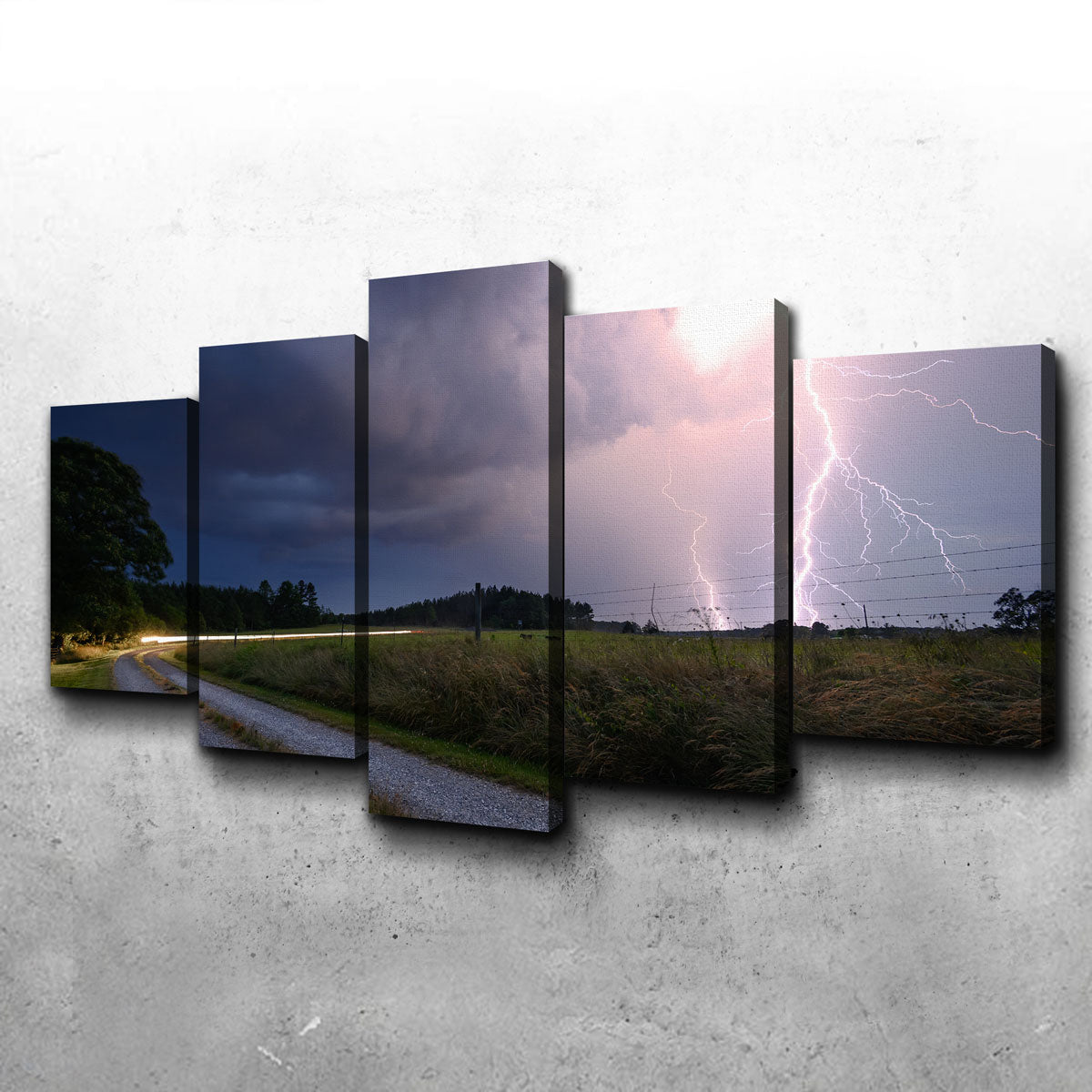 Purple Strike Wall Art