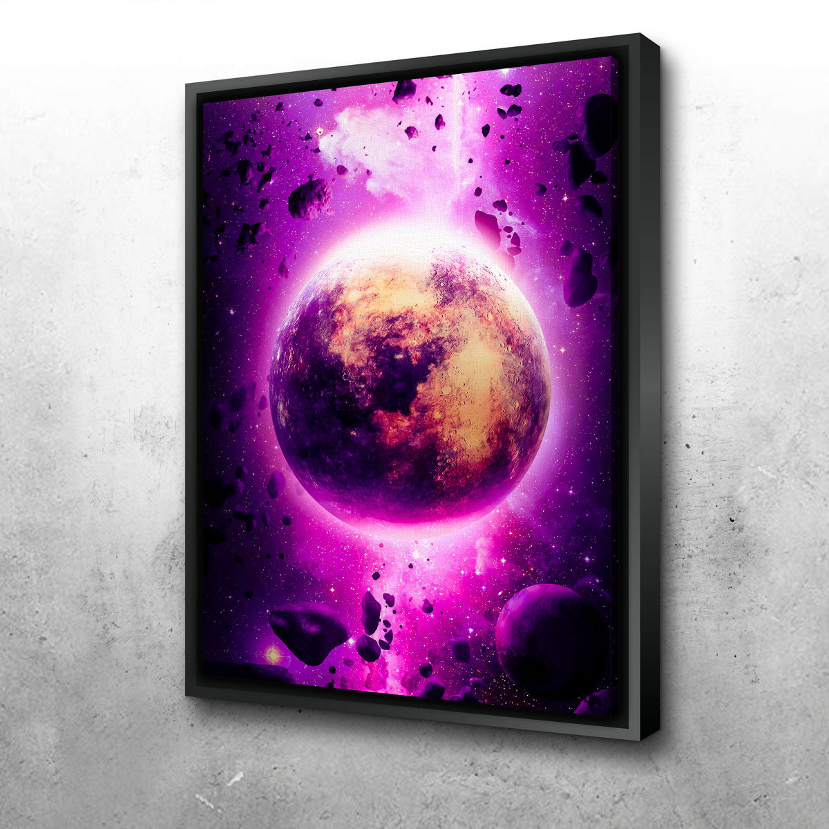 Purple Planet Wall Art