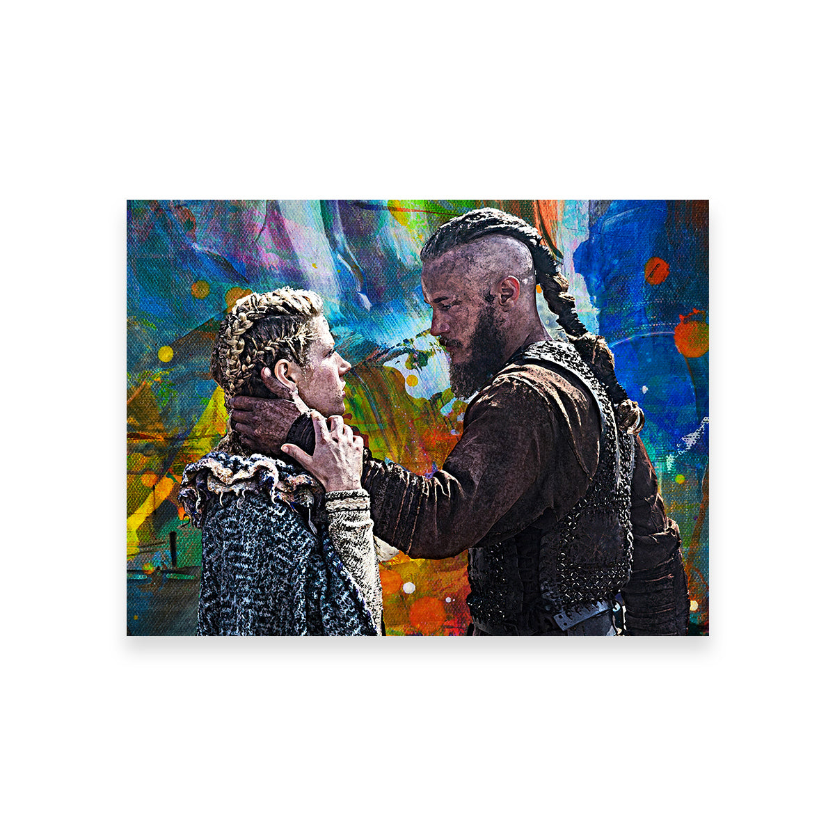 Ragnar & Lagertha Wall Art