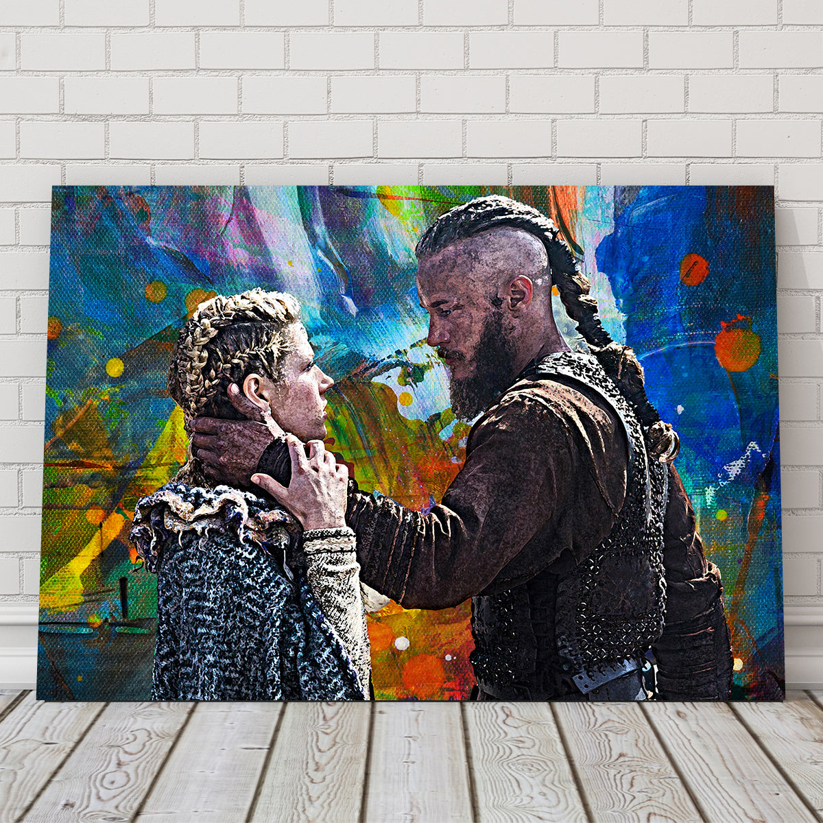 Ragnar & Lagertha Wall Art