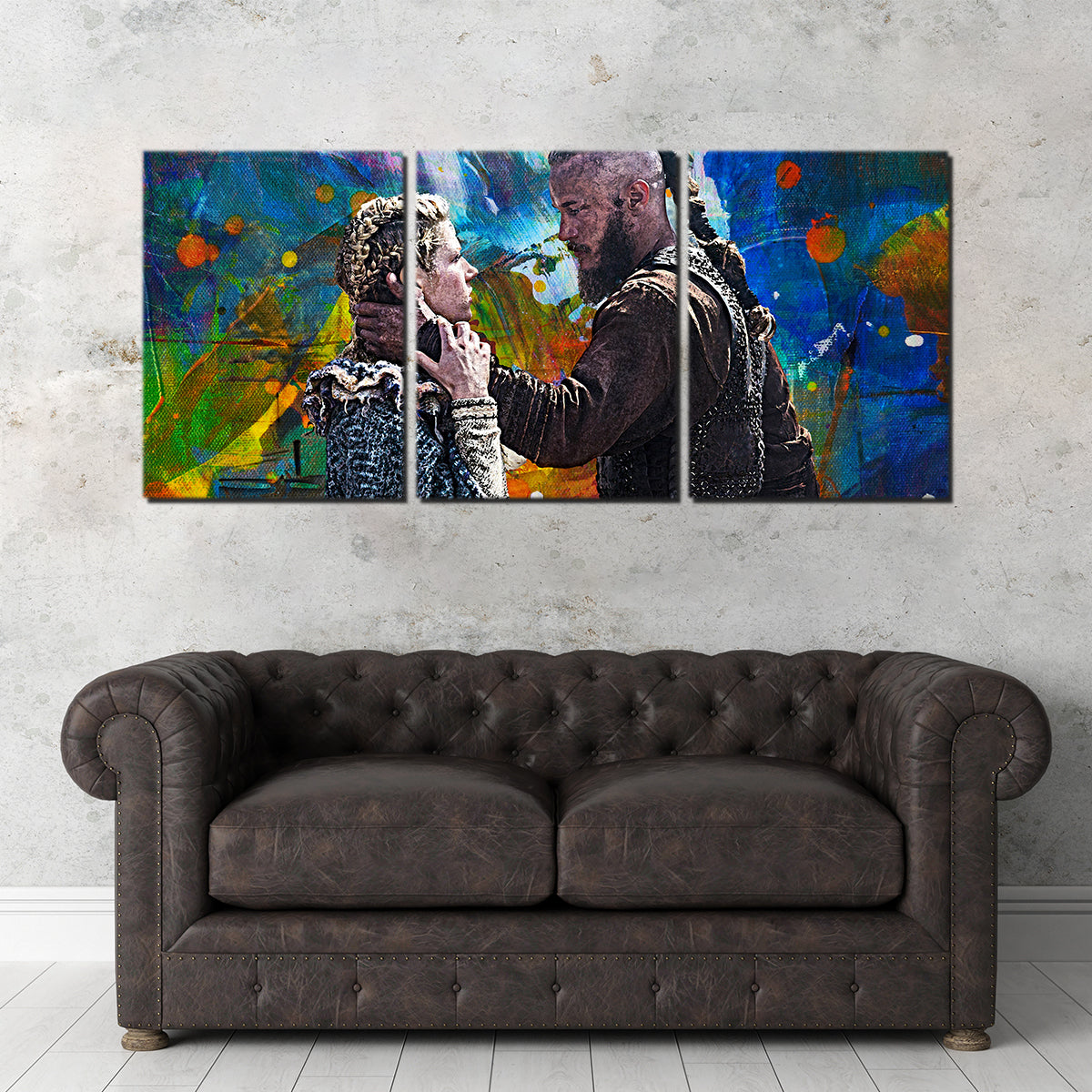 Ragnar & Lagertha Wall Art