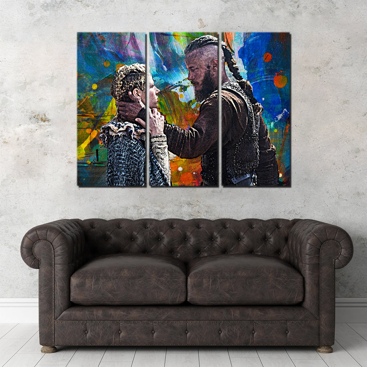 Ragnar & Lagertha Wall Art