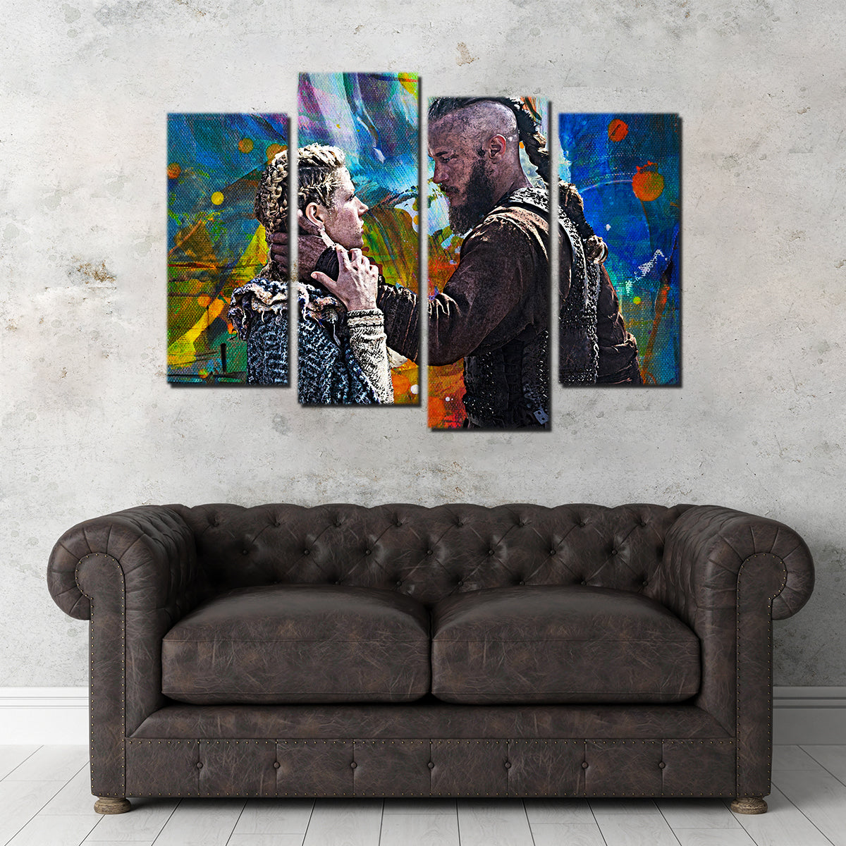 Ragnar & Lagertha Wall Art
