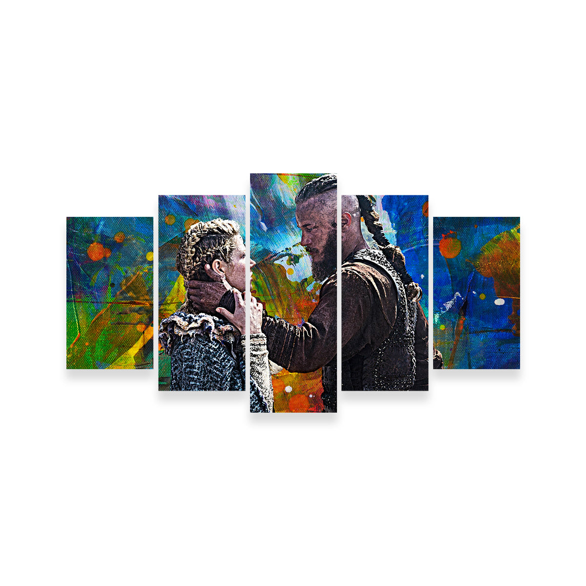 Ragnar & Lagertha Wall Art