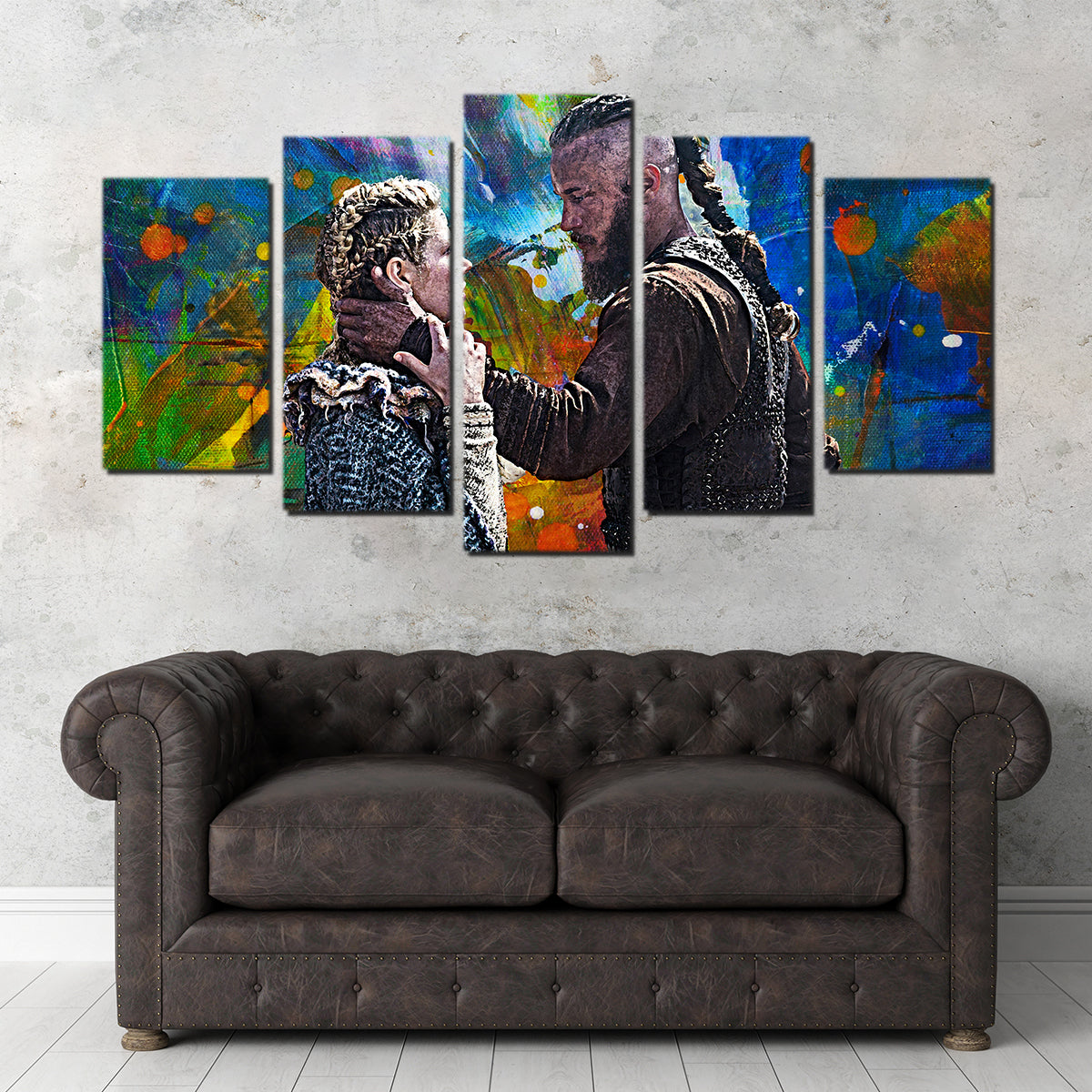 Ragnar & Lagertha Wall Art