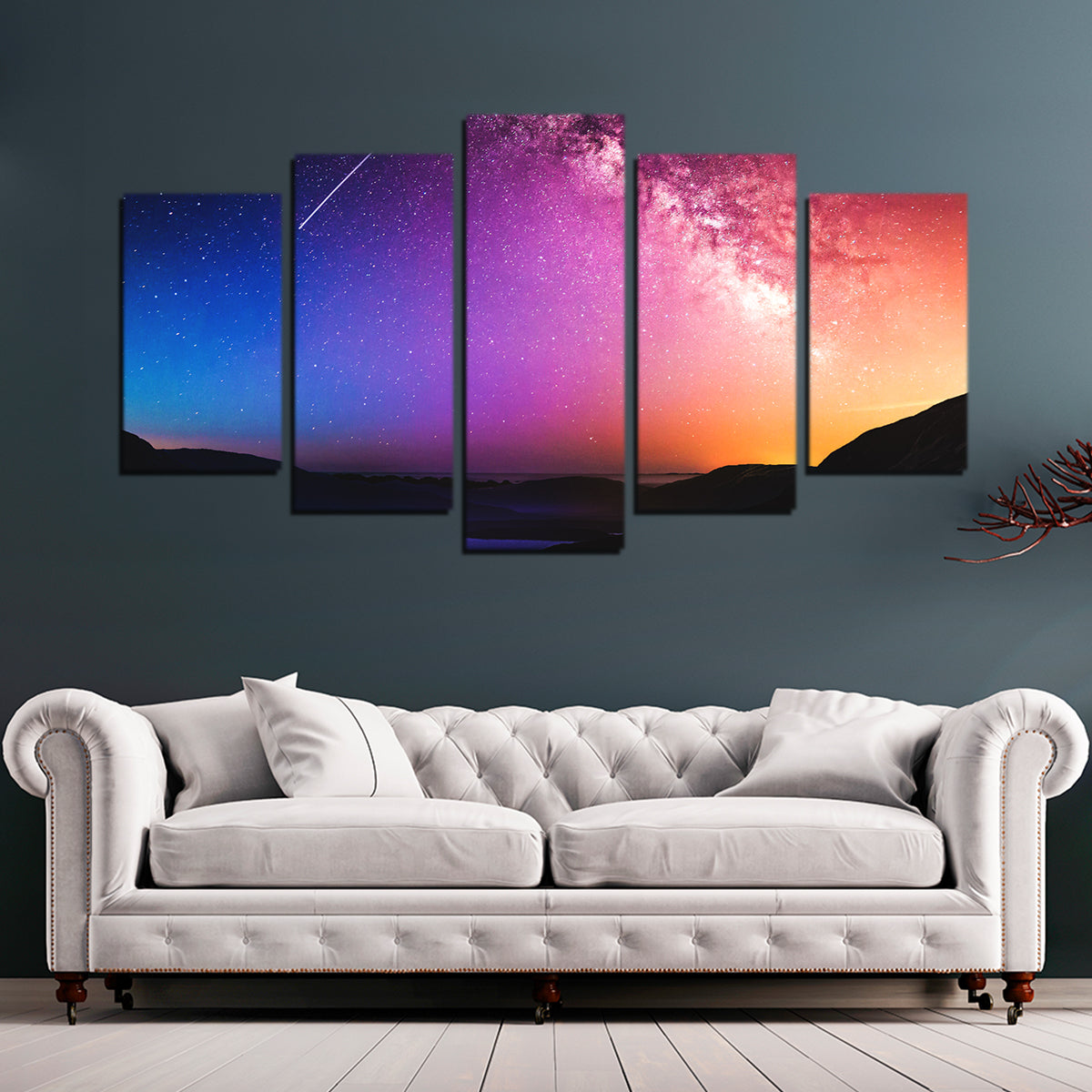 Rainbow Night Wall Art