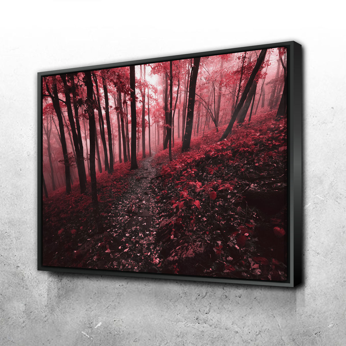 Red Forest Wall Art