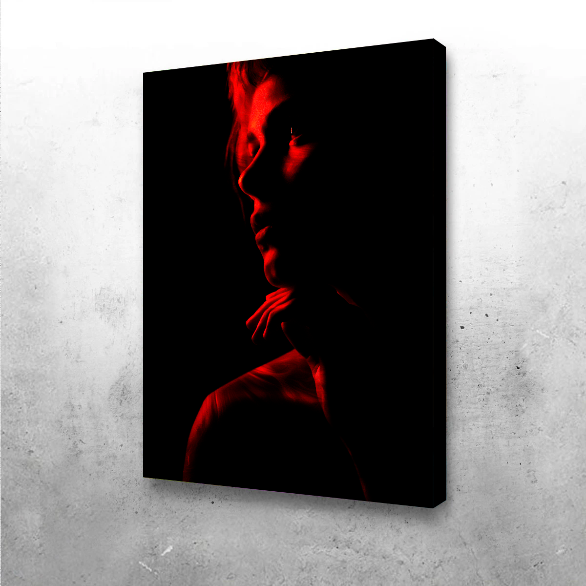Red-Girl Wall Art