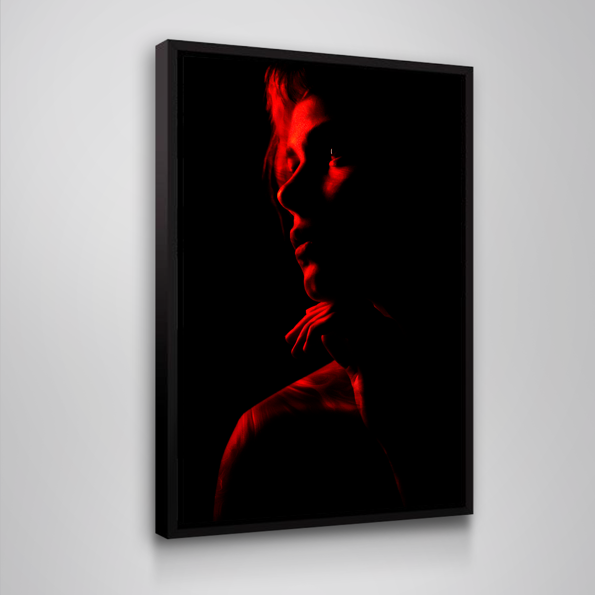 Red-Girl Wall Art