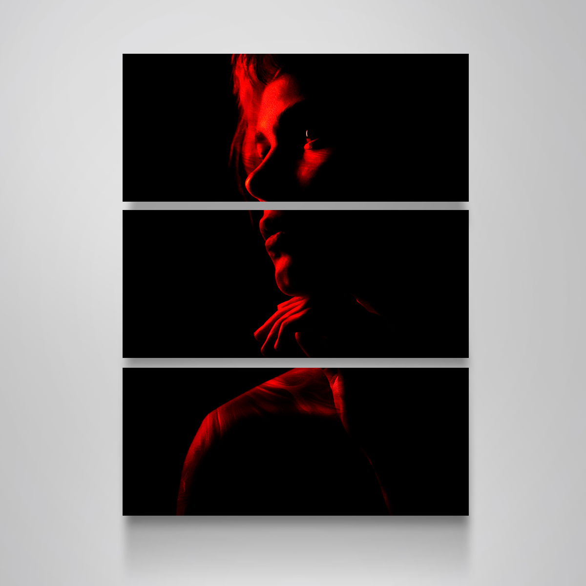 Red-Girl Wall Art