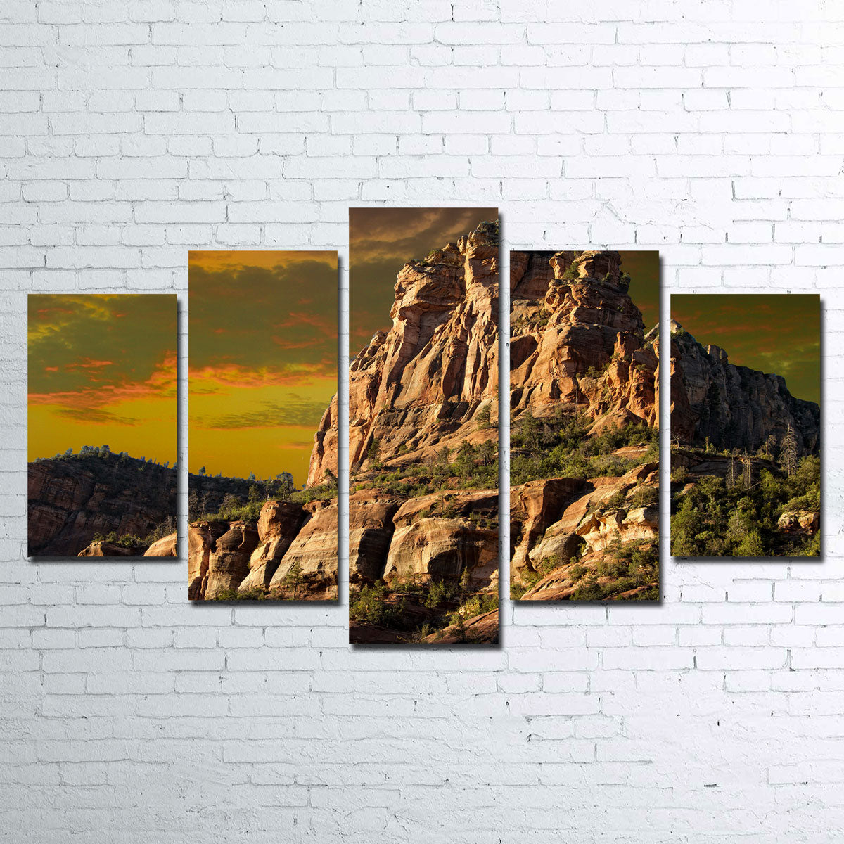 Red Rock Mountain in Sedona Wall Art
