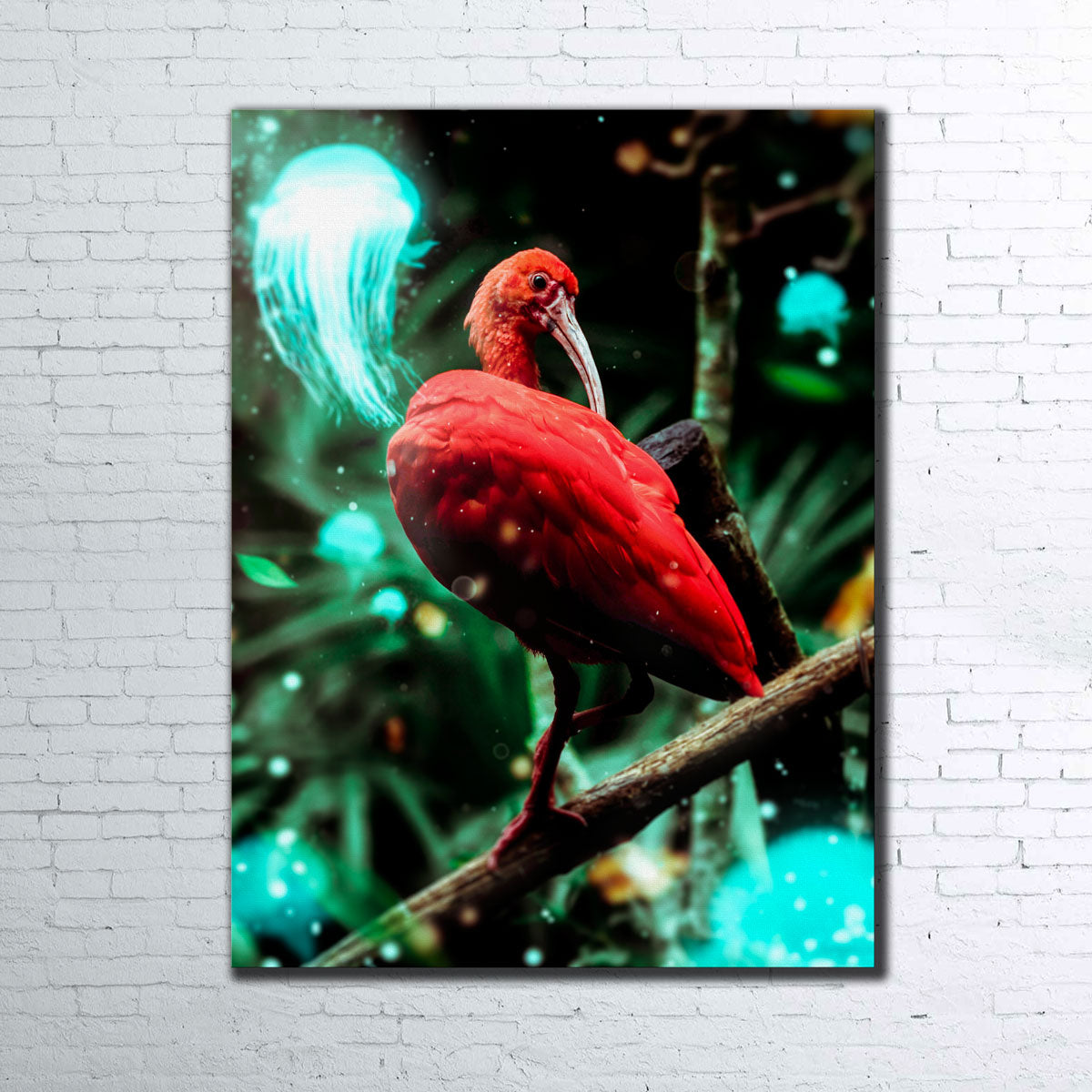 Red Bird Wall Art