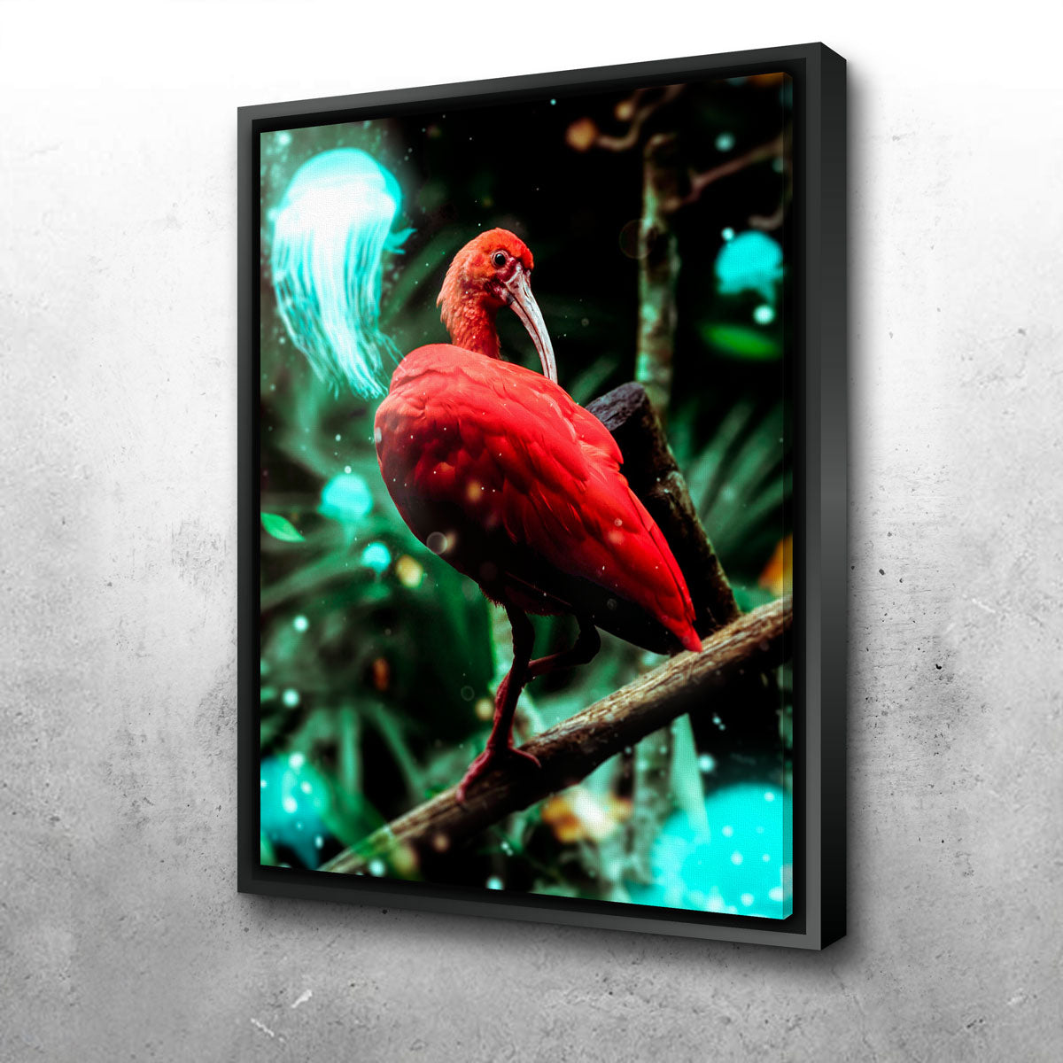Red Bird Wall Art
