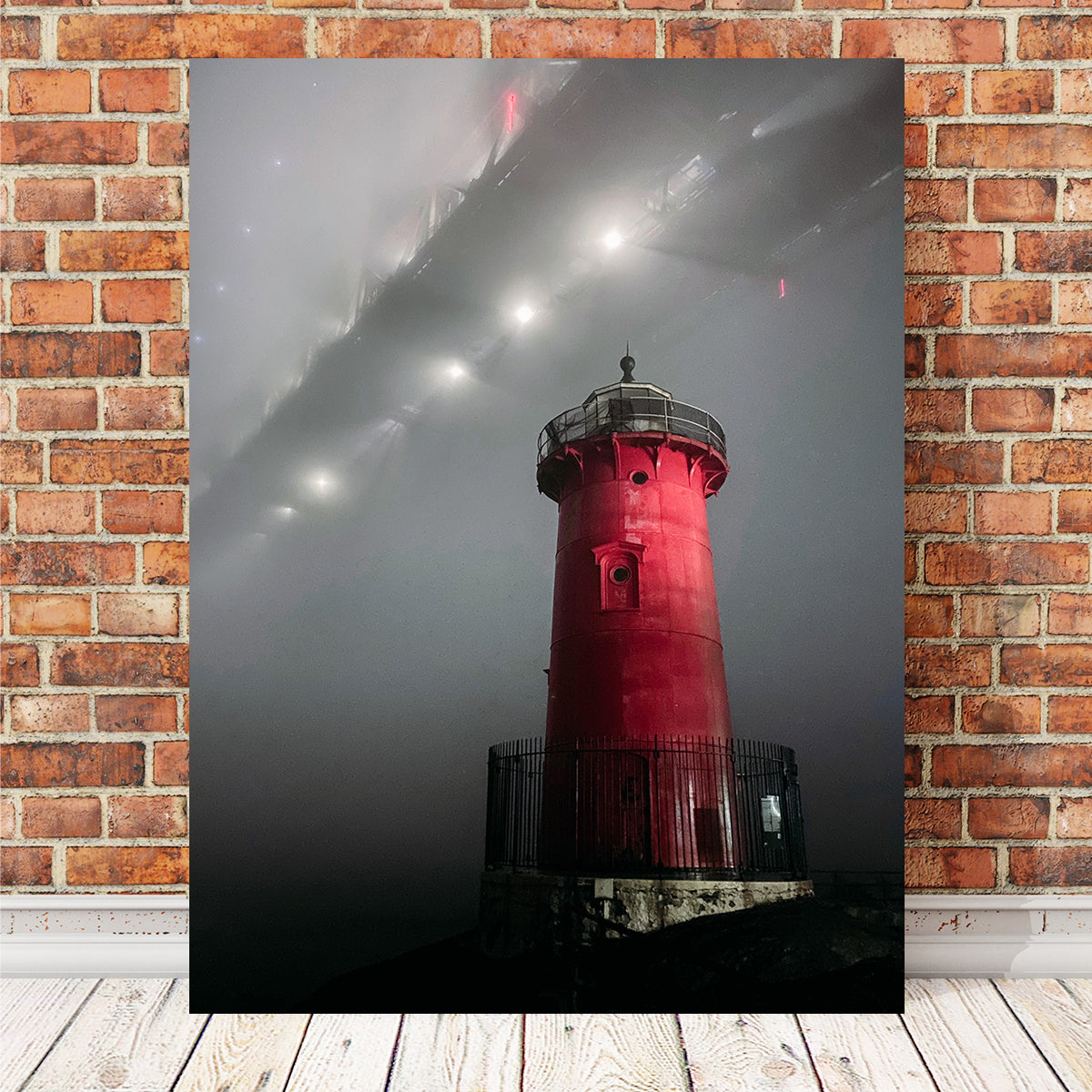 Red Lighthouse Wall Art