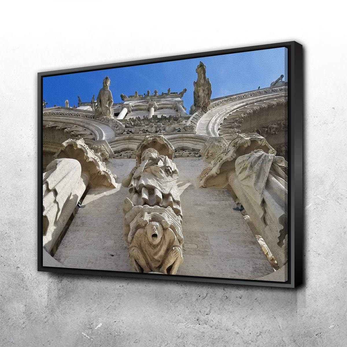 Reims Cathedral Gargoyles Wall Art