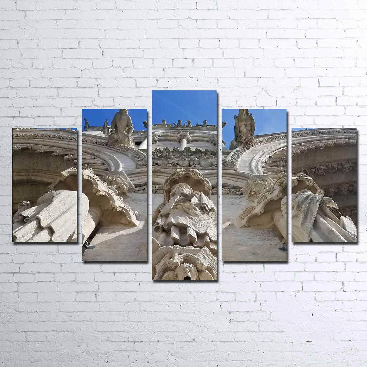 Reims Cathedral Gargoyles Wall Art