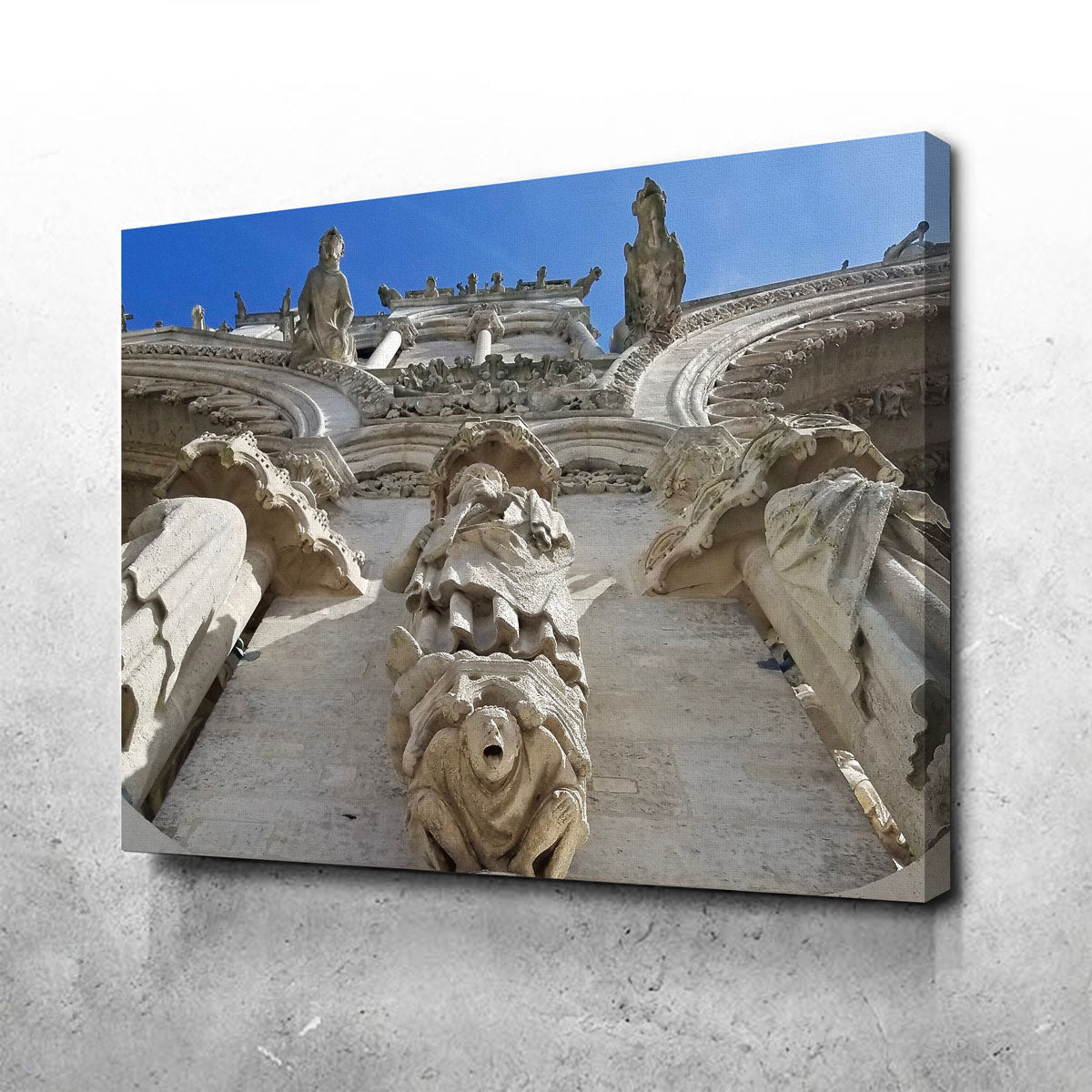 Reims Cathedral Gargoyles Wall Art