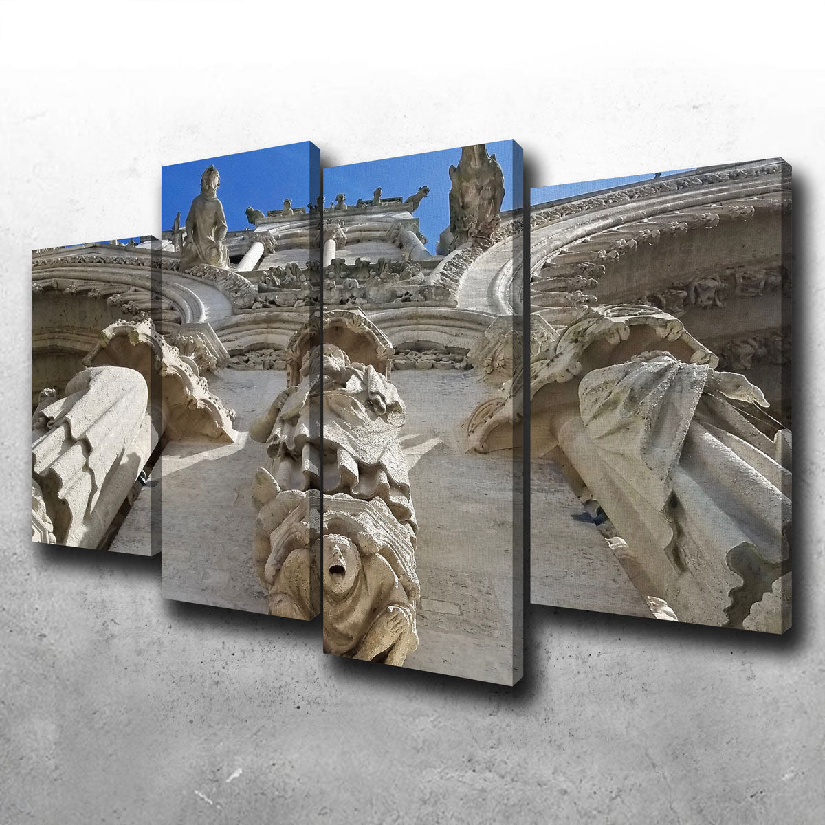 Reims Cathedral Gargoyles Wall Art
