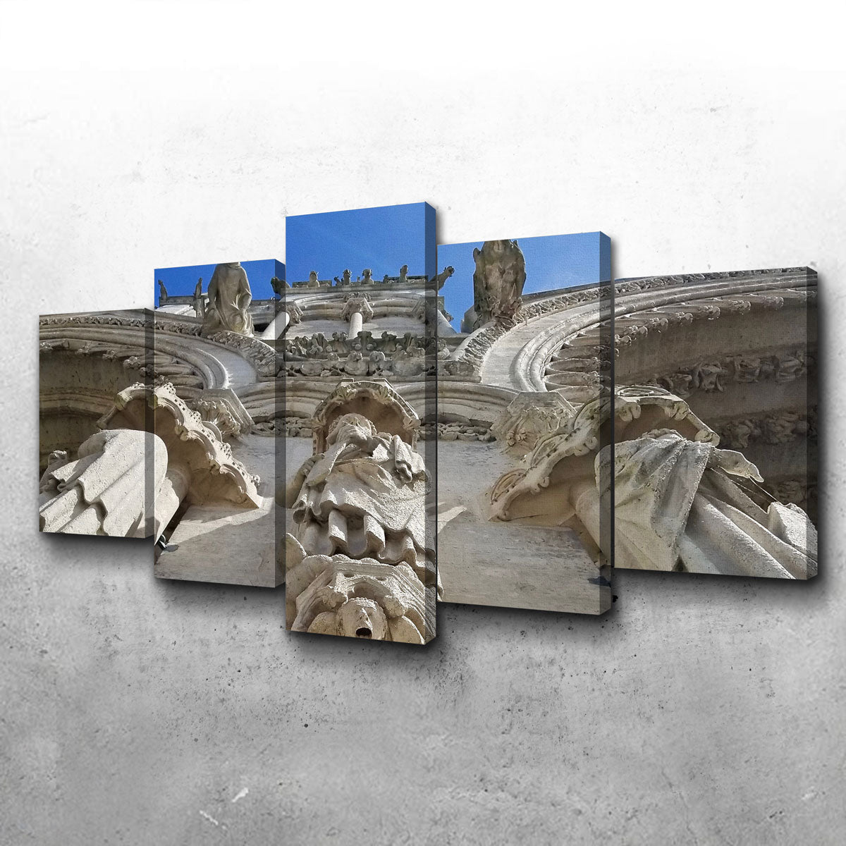 Reims Cathedral Gargoyles Wall Art