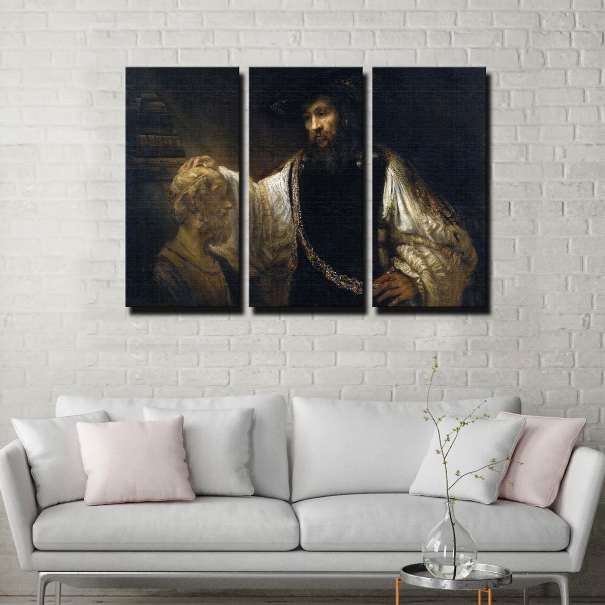 Aristotle with a Bust of Homer Wall Art