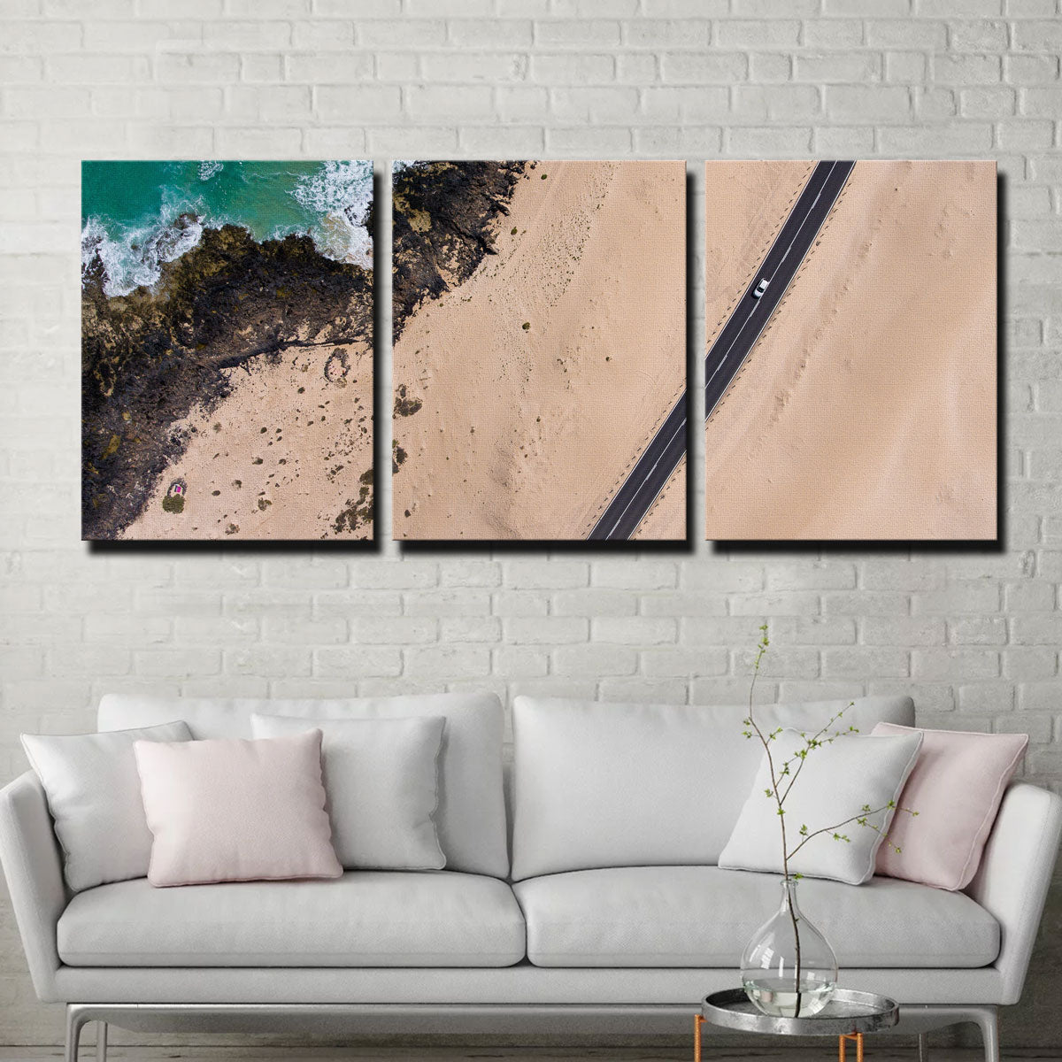 Road and Sand