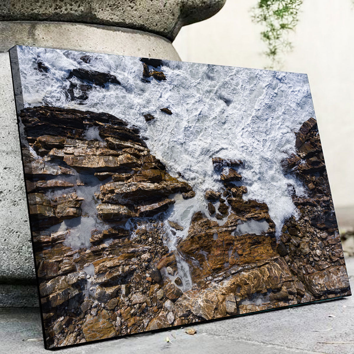 Rock and Sea Wall Art