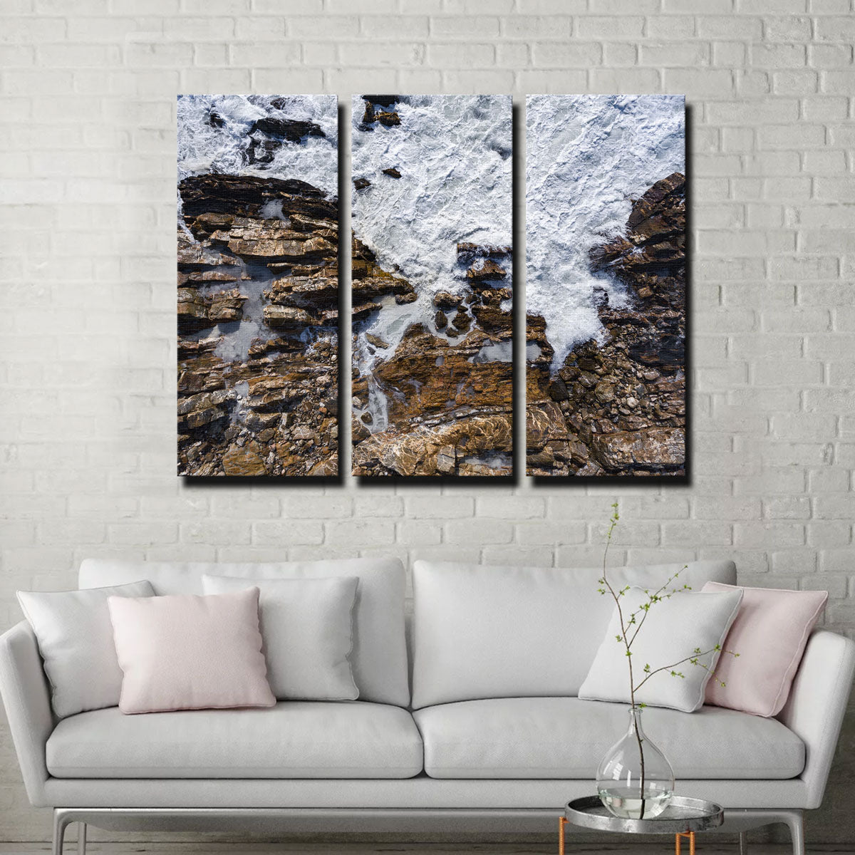 Rock and Sea Wall Art