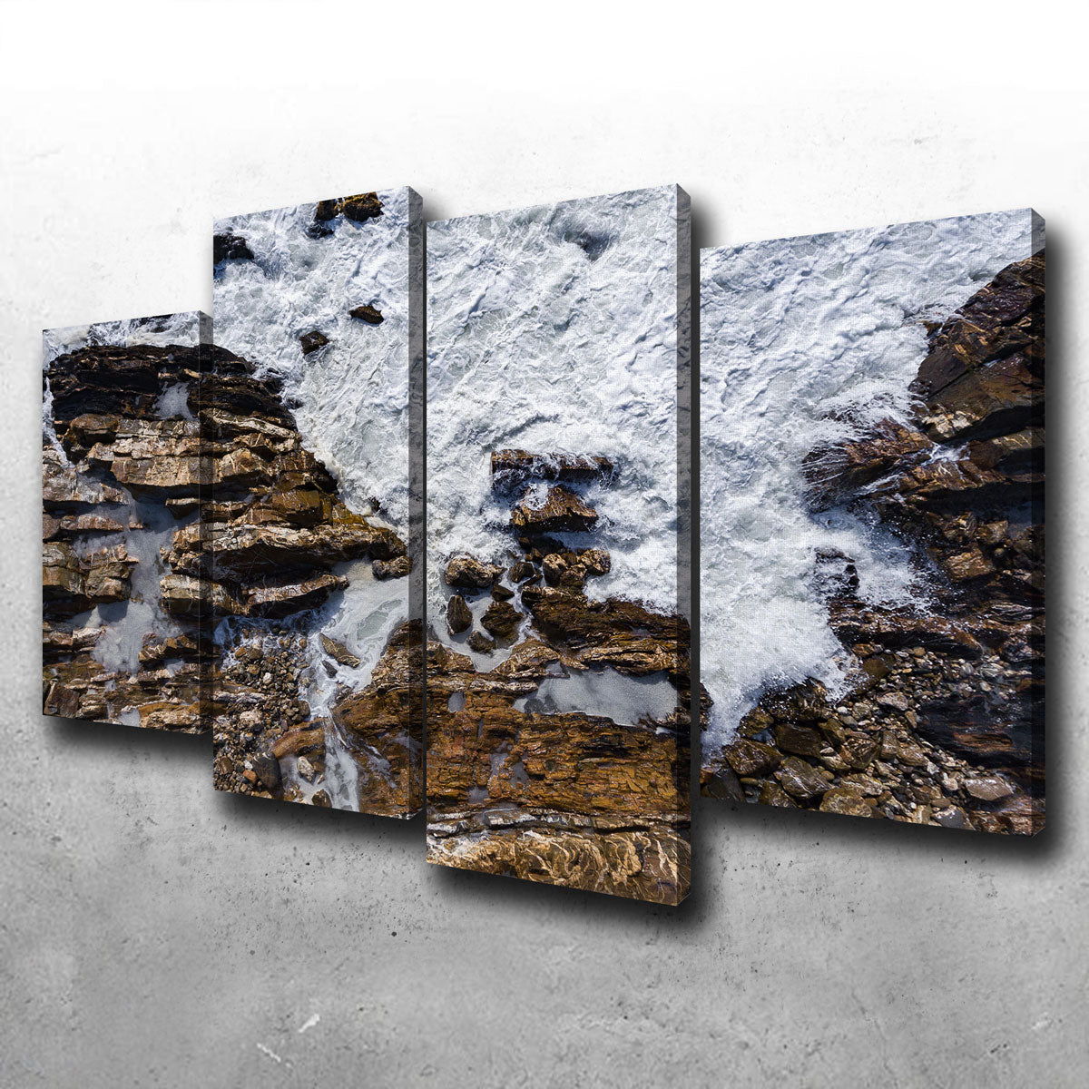 Rock and Sea Wall Art