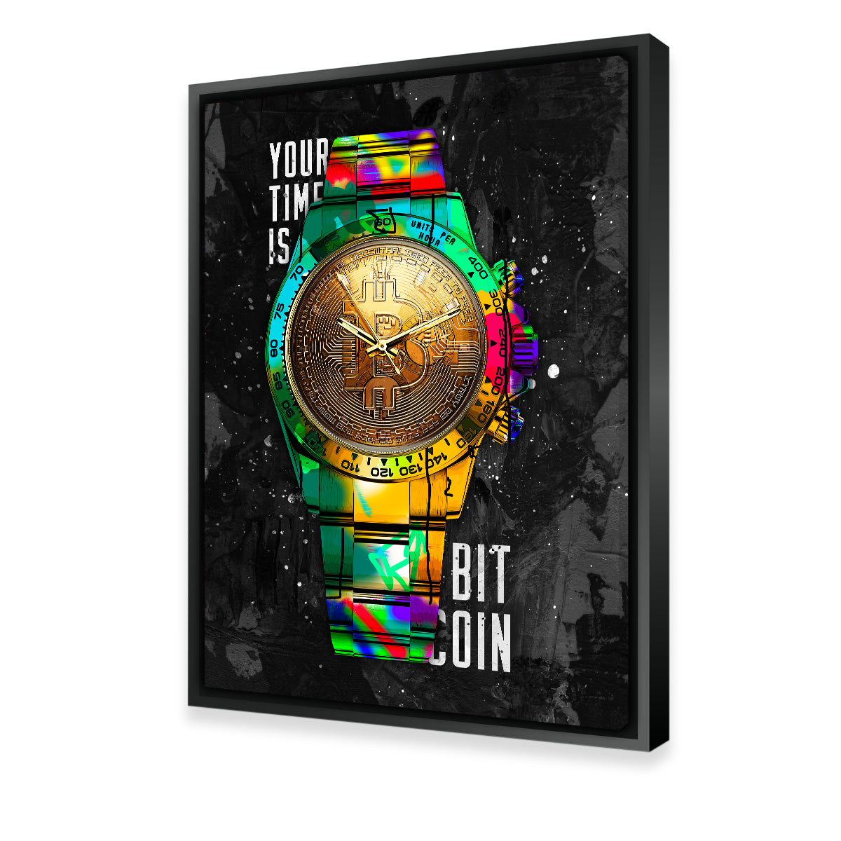 Rolex Bitcoin Wall Art