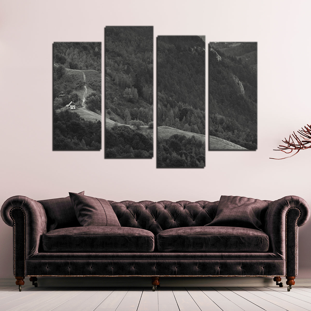 Romania Hill Wall Art