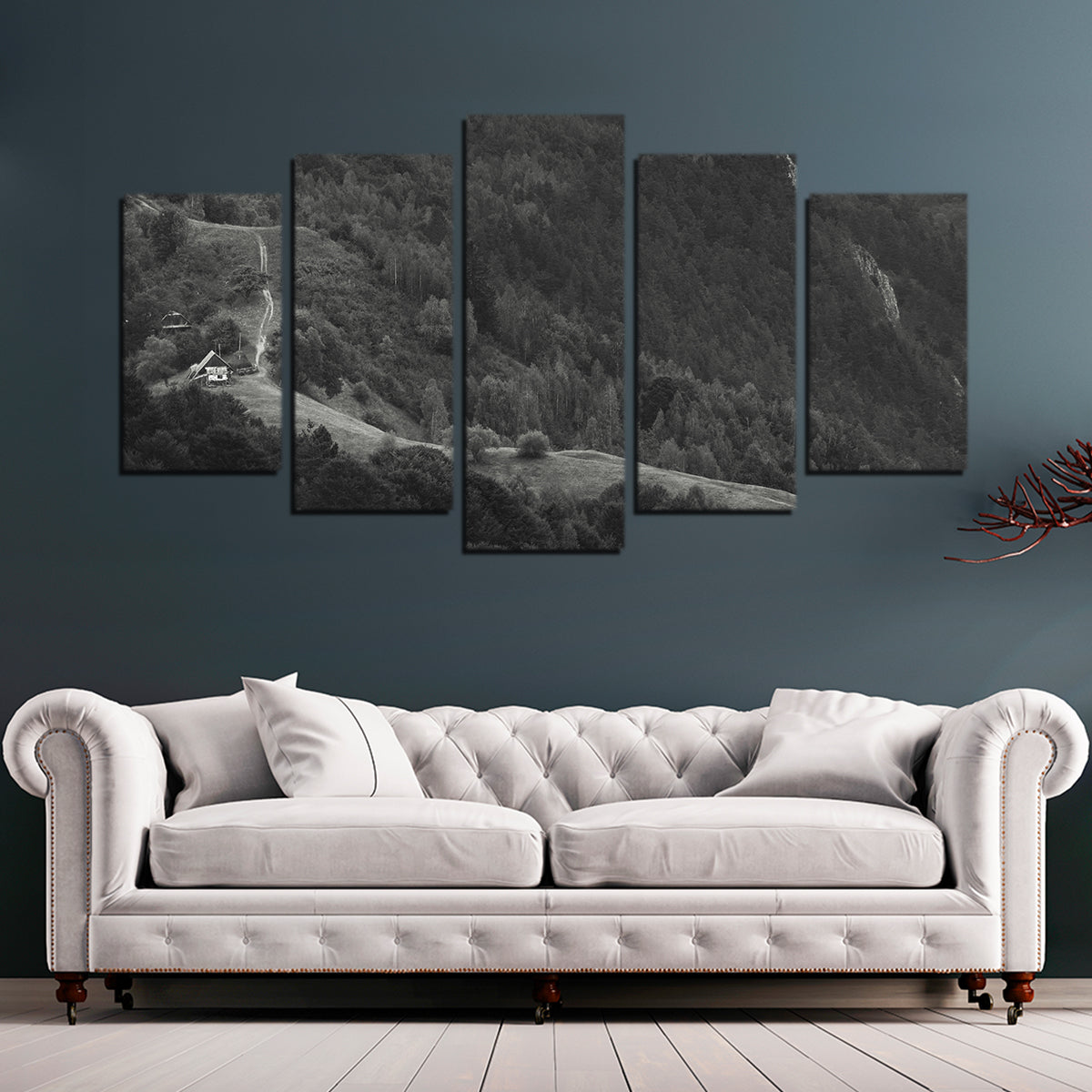 Romania Hill Wall Art