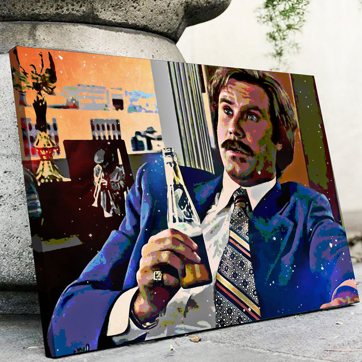 Ron Burgundy Wall Art