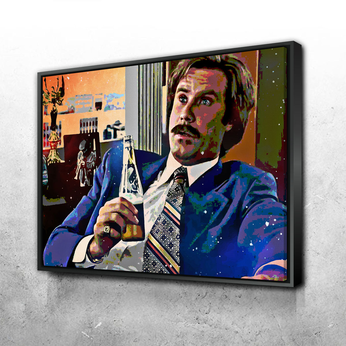 Ron Burgundy Wall Art