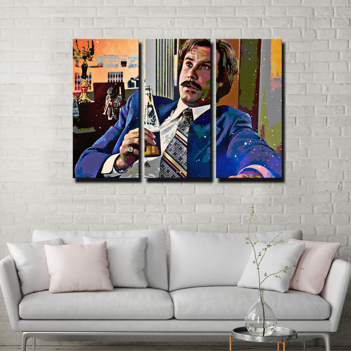 Ron Burgundy Wall Art
