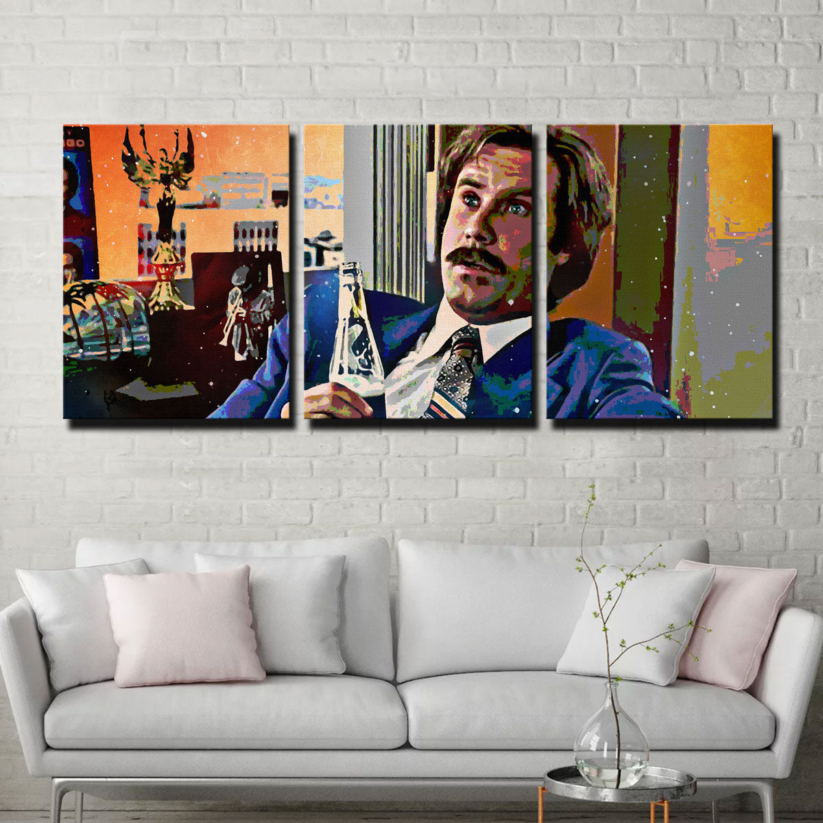Ron Burgundy Wall Art